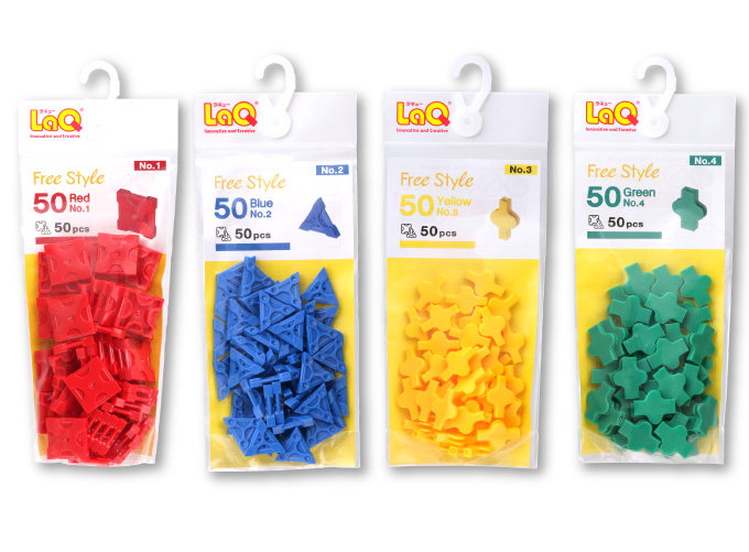 LaQ フリースタイル50 | 商品情報 | LaQ （ラキュー） : まったく新しい発想から生まれたパズルブロック