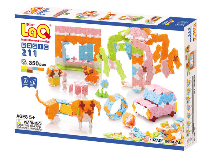 Amazon.co.jp: ラキュー (LaQ) ベーシック(Basic) 2400パステル