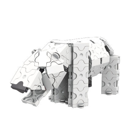 アートドール　ホッキョクグマ　しろくま　あいす　モールアート　アニマル　ホワイト LaQ アニマルワールド ホワイトタイガー&ホッキョクグマ | 商品