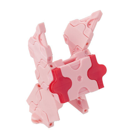 みーち出品LaQ ピンク2600ピース Pax10枚 みーち出品LaQ ピンク2600