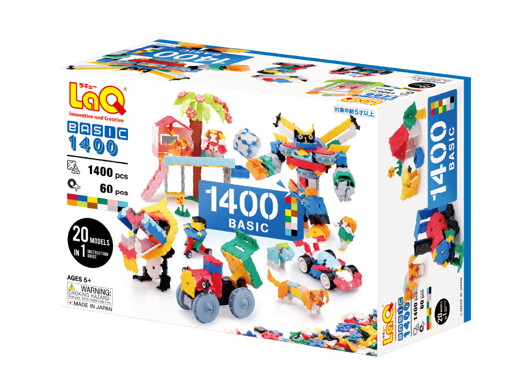 LaQ ベーシック 1400 NEWプラスチックコンテナVer. | 商品情報 | LaQ