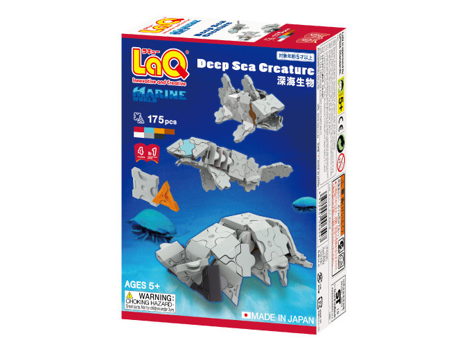 Yoshiritsu LaQ Marine World Shark - Set Costruzioni Giapponese, Unisex, Dai 5 Anni, ST E CE