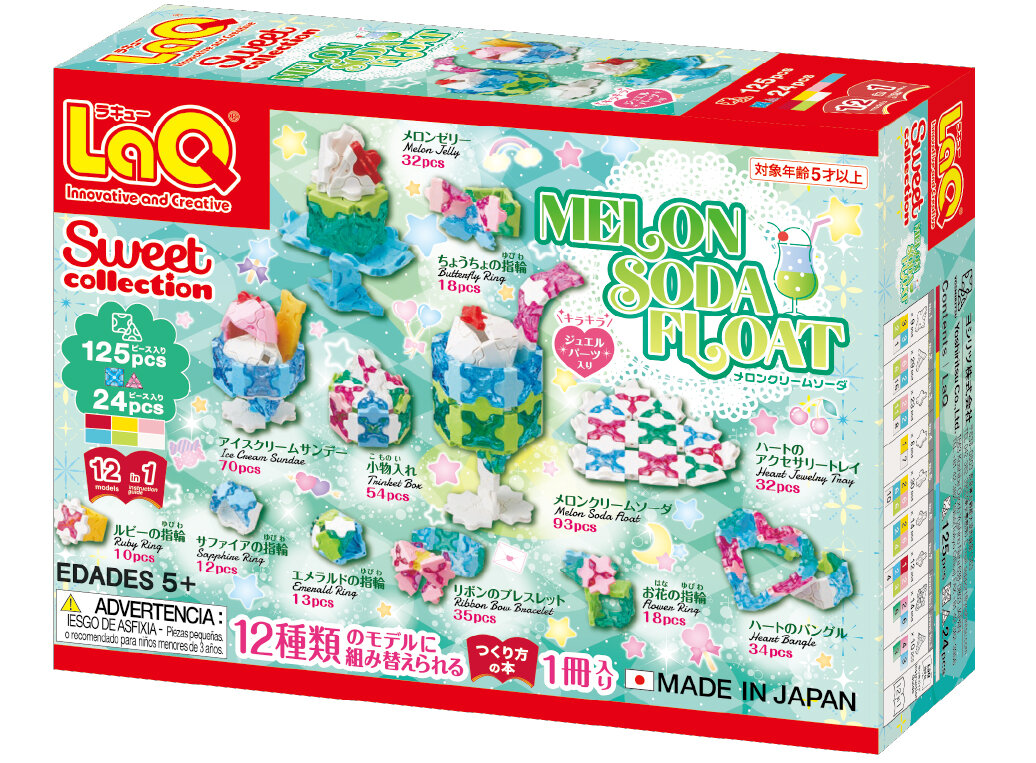 LaQ Sweet Collection MELON SODA FLOAT | PRODUCTS | LaQ