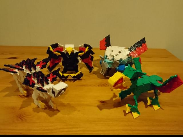 恐竜とドラゴンとグリフォン