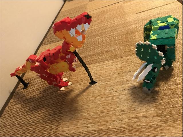 トリケラトプスとティラノサウルスの戦い